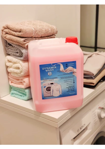 Dynamix Wash Çamaşır Yumuşatıcısı Extra Parfümlü 5 kg Pembe Yumuşatıcı Yeni