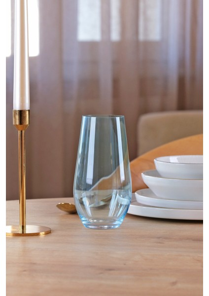 Colombuia Mavi 6 Kişilik Meşrubat Bardak Takımı - 580ML