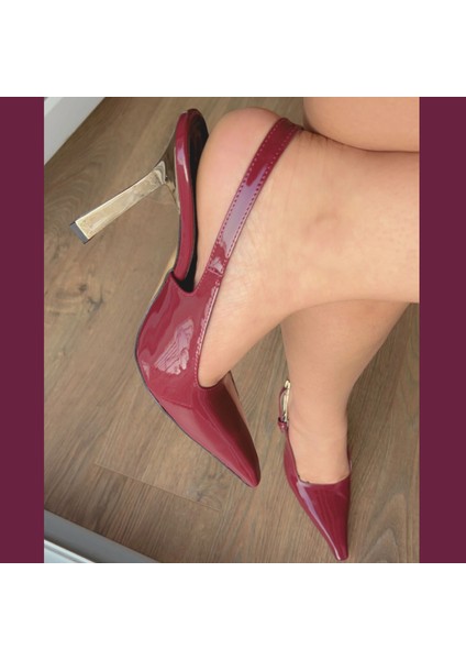 Stiletto Gold Topuk Detaylı Zarany