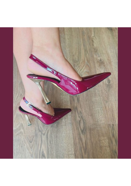 Stiletto Gold Topuk Detaylı Zarany modelleri