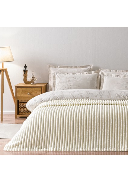 Sova Çift Kişilik Wellsoft Battaniye - Şampanya