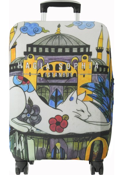 121 Ayasofya/hagia Sophia Kedi Valiz / Bavul Kılıfı - 121 Ayasofya/hagia Sophia Kedi fiyatları