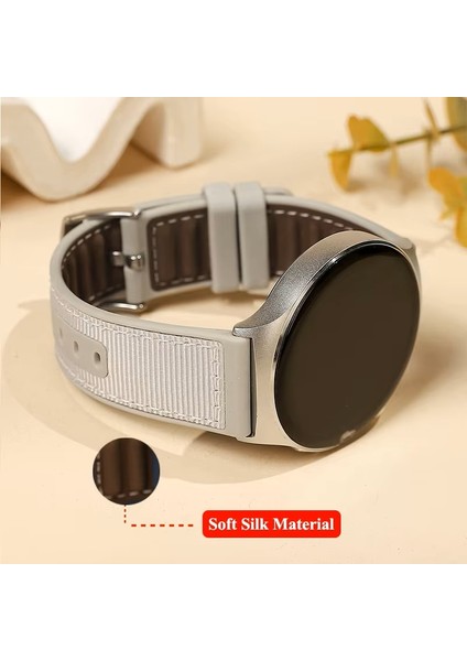 Samsung Galaxy Watch 4 5 6 7 Fe 40 40 44 Classic 42 43 46 47 mm Kordon Lansman Kumaş Dikişli Silikon 102 modelleri