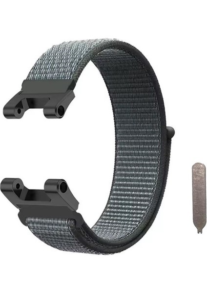 Amazfit T Rex Kordon Cırtcırt Kumaş Ayarlanabilir Koyu Yeşil