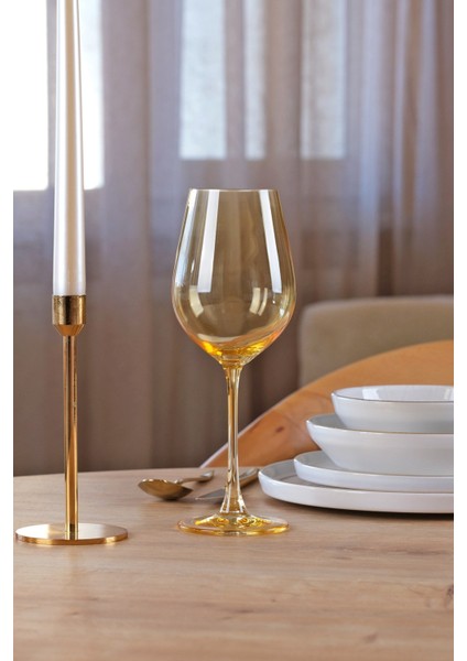 Colombuia Sarı 6 Kişilik Kadeh Takımı - 500ML