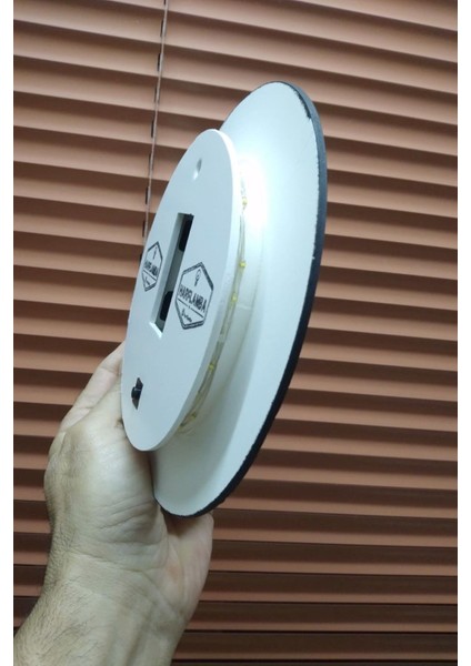 2 Adet Kablosuz Pilli Aplik, 20CM Çap Duvar Aydınlatması, Dekoratif Gece Lambası, fiyatları