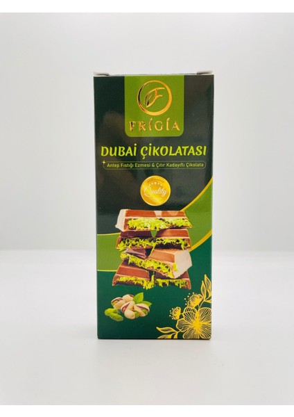 Antep Fıstıklı Dubai Çikolatası - 100 gr