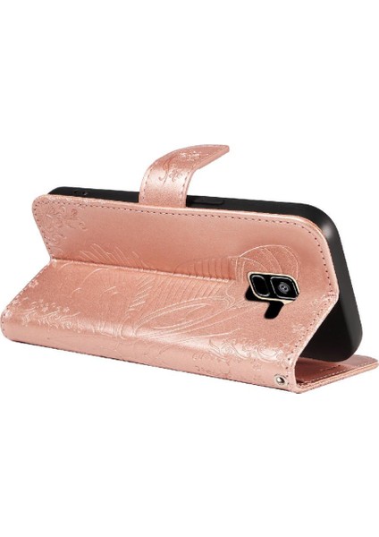 Samsung Galaxy A6 Ayrılabilir El Kayışı li Deri Için Flip Case (Yurt Dışından) modelleri