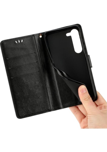 Samsung Galaxy S23 Için Kickstand Durumda Kart Tutucu Manyetik Kapatma Pu (Yurt Dışından) modelleri