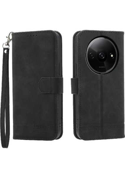 Xiaomi Redmi A3 Bileklik Premium Kart Yuvaları Için Flip Case Manyetik Nakit (Yurt Dışından) modelleri