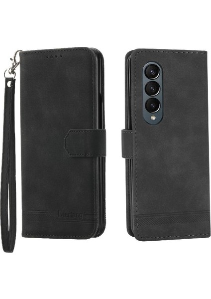 Samsung Galaxy Z Için Flip Case Fold 4 Premium Kart Yuvaları Nakit Cep (Yurt Dışından)