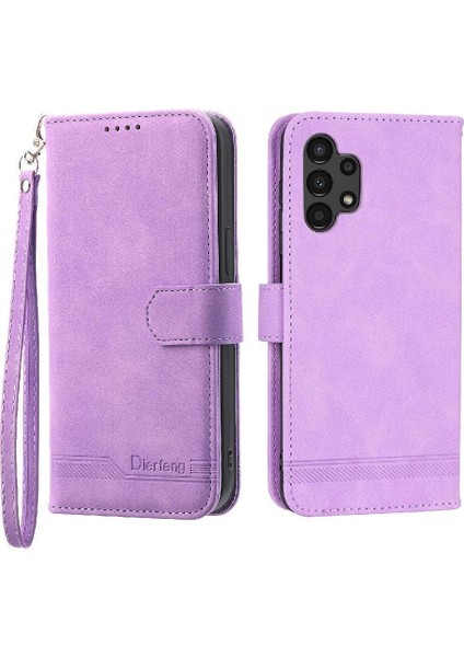Samsung Galaxy A13 Premium Kart Yuvaları Bileklik Manyetik Için Flip Case (Yurt Dışından) modelleri