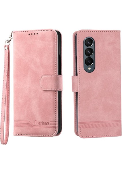 Samsung Galaxy Z Için Flip Case Fold 4 Premium Kart Yuvaları Nakit Cep (Yurt Dışından)