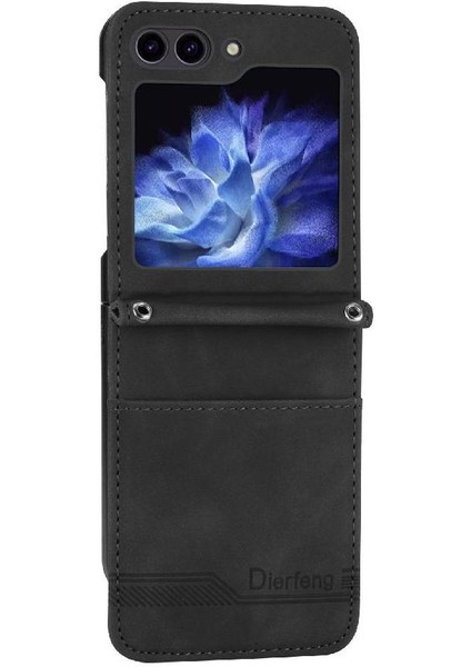 Samsung Galaxy Z Flip 5 Için Flip Case Bileklik Kart Yuvaları Manyetik Nakit (Yurt Dışından) indirimleri