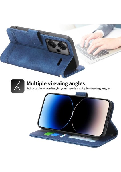 Xiaomi Redmi Not 13 Pro Artı Bileklik Kart Yuvaları Premium Için Flip Case (Yurt Dışından)