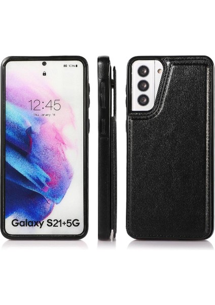 Samsung Galaxy S21 Artı Çift Manyetik Toka Kart Yuvaları Için Cüzdan Kılıf (Yurt Dışından) fırsatları