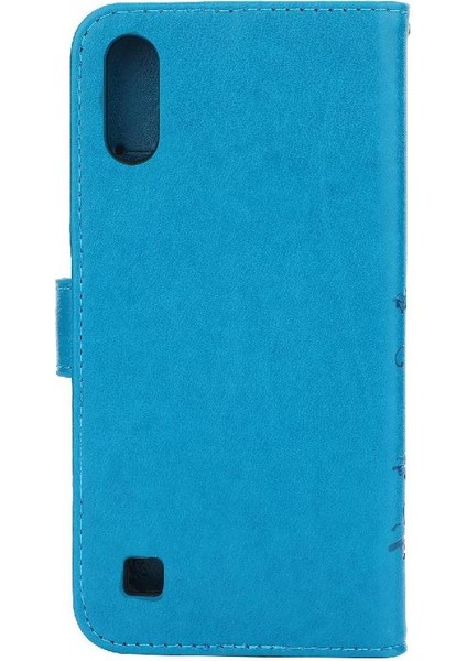 Samsung Galaxy Için Filp Durumda A10/M10 Manyetik Kapatma Bilek Kayışı Kart Pu (Yurt Dışından) fiyatları