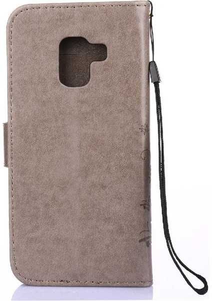 Samsung Galaxy A8 2018 Pu Deri Kart Tutucu Kickstand Için Filp Durumda (Yurt Dışından)