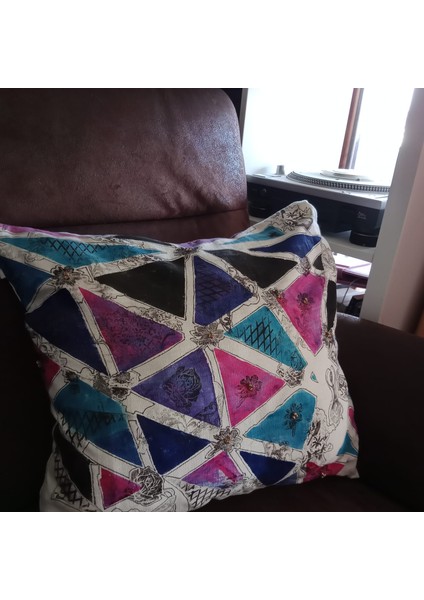 Kumaş Baskı Kırlent-Ürüncundartstudio® Desen Stampaları Ilehazırlanmıştır. indirimleri