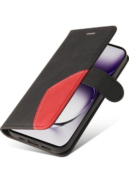 Kart Yuvası Standı Rengi ile Oppo Oppo 12 5g Deri Cüzdan Için Flip Case (Yurt Dışından) fırsatları