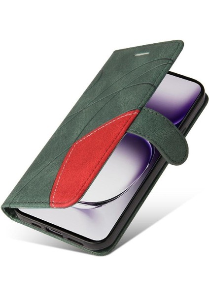 Kart Yuvası Standı Rengi ile Oppo Oppo 12 5g Deri Cüzdan Için Flip Case (Yurt Dışından) fiyatları