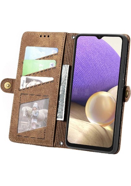Samsung Galaxy A32 5g Için Flip Case Deri Kılıf Darbeye Cüzdan Flip (Yurt Dışından) indirimleri