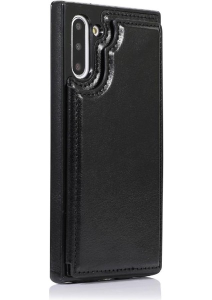 Samsung Galaxy NOTE10 Kickstand Pu Deri Kart Yuvaları ile Cüzdan Kılıf (Yurt Dışından) fiyatları