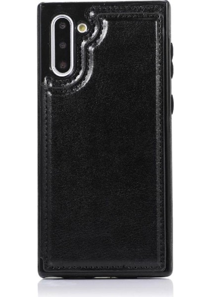 Samsung Galaxy NOTE10 Kickstand Pu Deri Kart Yuvaları ile Cüzdan Kılıf (Yurt Dışından) modelleri