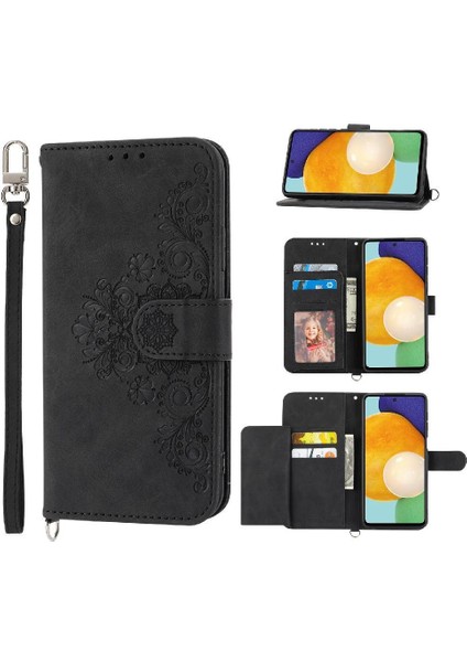 Samsung Galaxy A23 Darbeye Kabartmalı Çoklu Kredi Kartı Için Flip Case (Yurt Dışından) modelleri