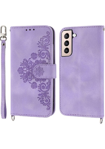 Samsung Galaxy S21 Artı Bileklik Çoklu Kredi Kartı Yuvaları Için Flip Case (Yurt Dışından)