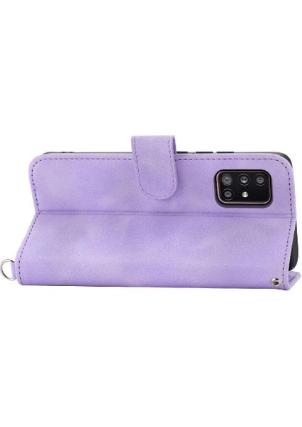 Samsung Galaxy A51 5g Kabartmalı Çoklu Kredi Kartı Yuvaları Için Flip Case (Yurt Dışından)