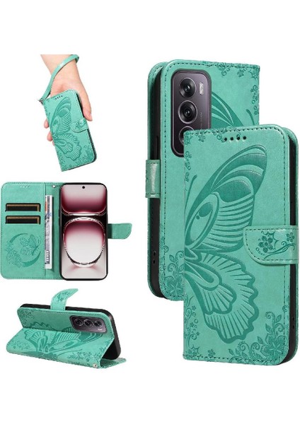 Kredi Kartı ile Oppo Credit 12 Pro 5g li Deri Için Flip Case (Yurt Dışından)