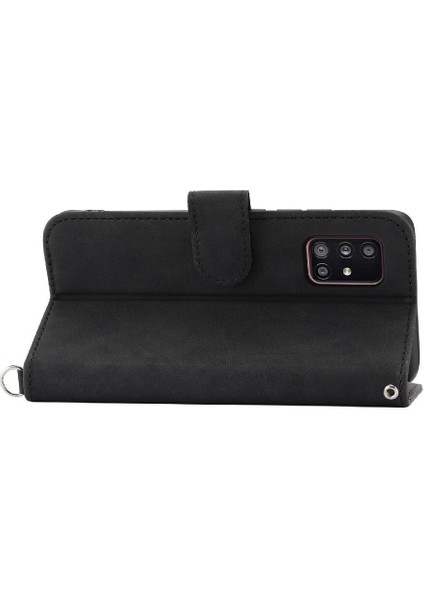Samsung Galaxy A51 5g Kabartmalı Çoklu Kredi Kartı Yuvaları Için Flip Case (Yurt Dışından) modelleri