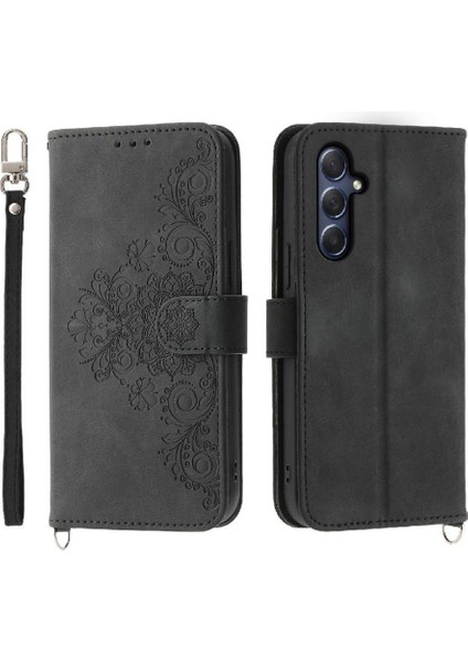 Samsung Galaxy M54 Bileklik Kabartmalı Çoklu Kredi Kartı Için Flip Case (Yurt Dışından) modelleri