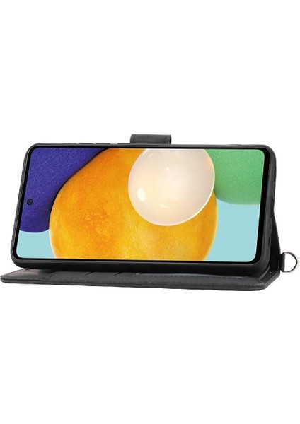 Samsung Galaxy A73 Kabartmalı Çoklu Kredi Kartı Yuvaları Için Flip Case (Yurt Dışından) fırsatları