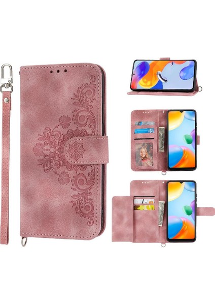 Samsung Galaxy A04E Bileklik Çoklu Kredi Kartı Yuvaları Için Flip Case (Yurt Dışından)