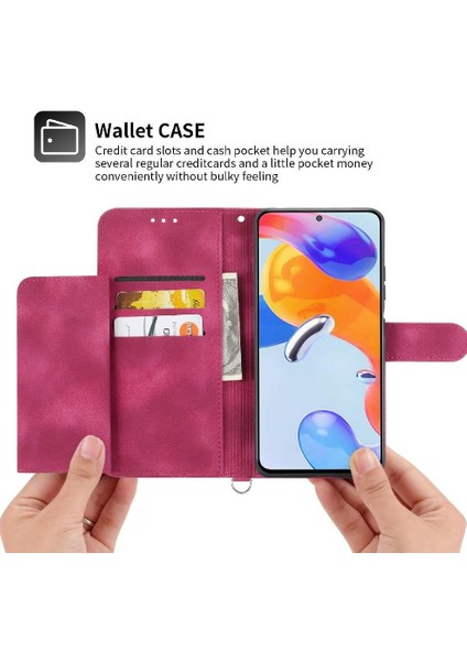 Samsung Galaxy A04E Bileklik Çoklu Kredi Kartı Yuvaları Için Flip Case (Yurt Dışından)