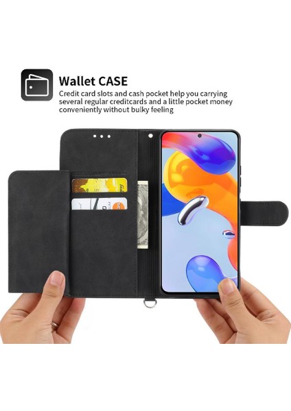Samsung Galaxy A04E Bileklik Çoklu Kredi Kartı Yuvaları Için Flip Case (Yurt Dışından)
