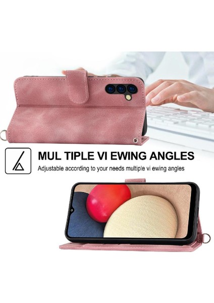 Samsung Galaxy A24 Kabartmalı Darbeye Bileklik Çoklu Için Flip Case (Yurt Dışından) indirimleri