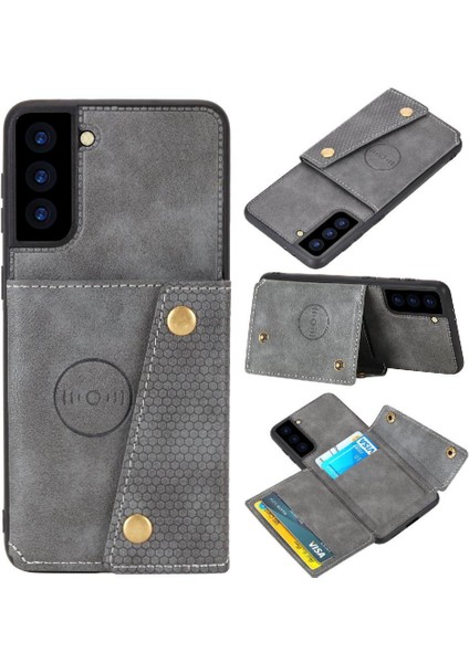 Samsung Galaxy S24 Ultra Darbeye Koruyucu Kickstand Için Cüzdan Kılıf (Yurt Dışından)