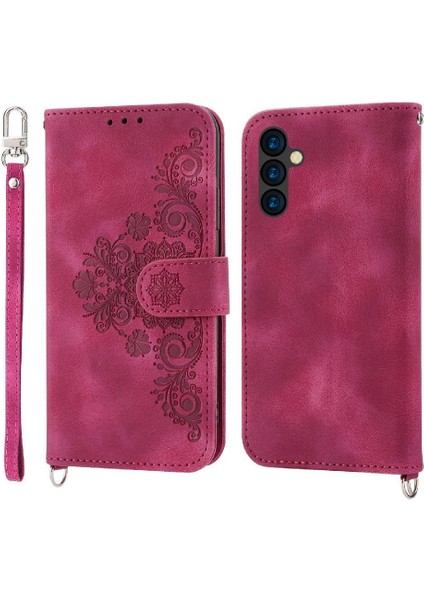 Samsung Galaxy M14 5g Bileklik Darbeye Kabartmalı Çoklu Için Flip Case (Yurt Dışından) modelleri