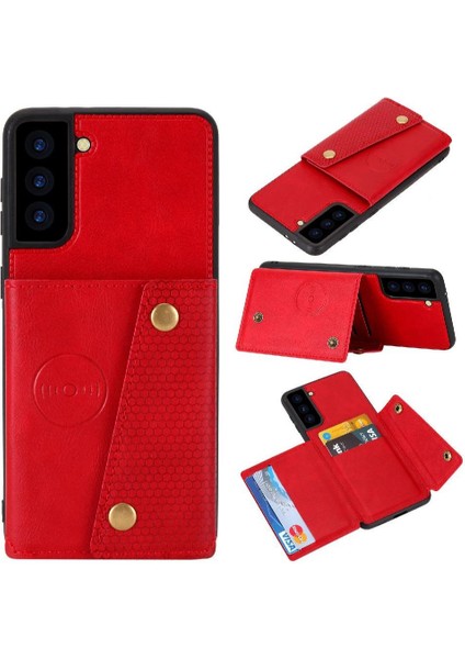 Samsung Galaxy S24 Ultra Darbeye Koruyucu Kickstand Için Cüzdan Kılıf (Yurt Dışından) modelleri