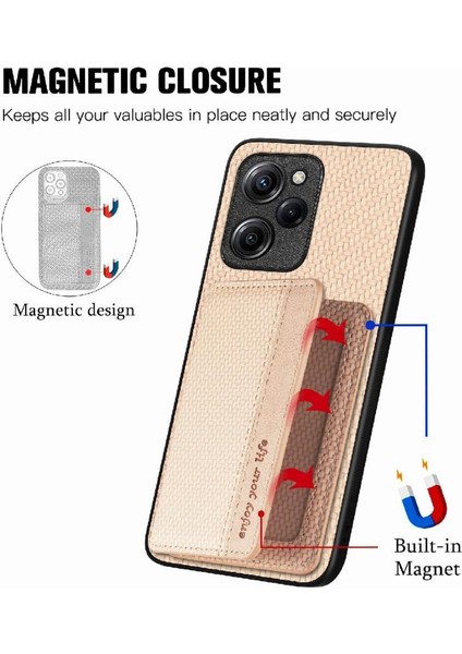 Xiaomi Poco X5 Pro 5g Için Komple Kamera Güvenlik Standı Fonksiyonu Rfıd (Yurt Dışından)