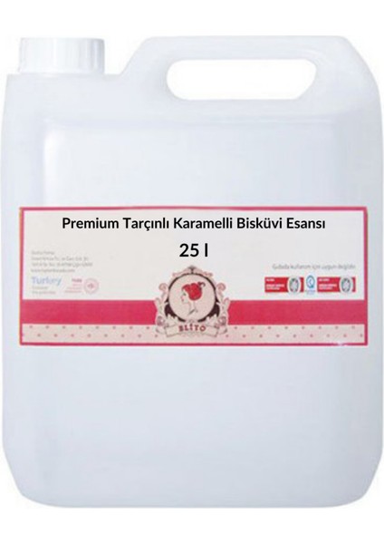 Premium Tarçınlı Karamelli Bisküvi Esansı 25 Litre