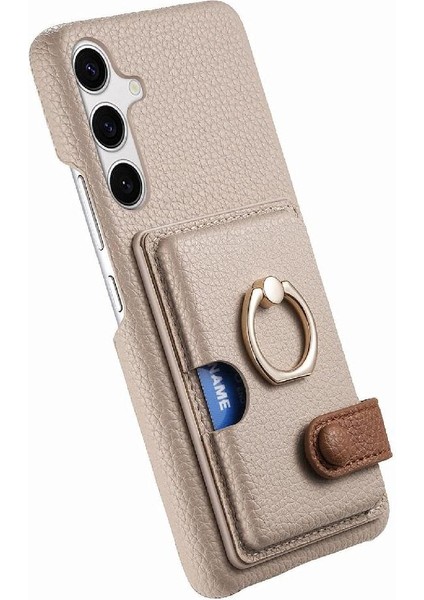 Samsung Galaxy S24 Artı Halka Standı Kart Yuvaları Premium Dokulu (Yurt Dışından) indirimleri