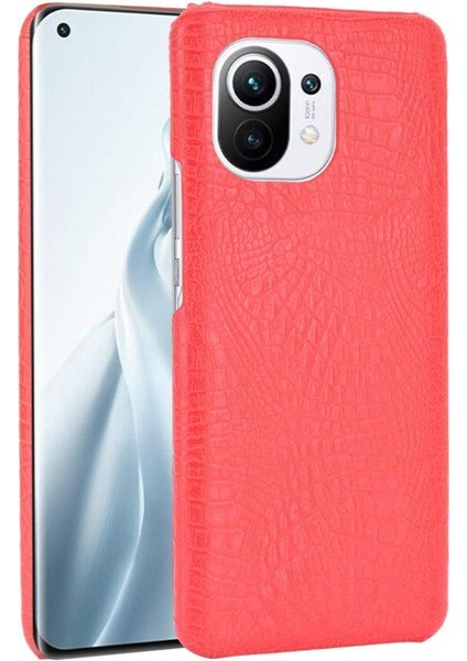 Xiaomi Mi 11 Klasik Timsah Moda Anti Kapak Için Şık Klasik Durumda (Yurt Dışından)