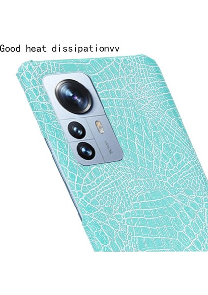 Xiaomi 12 Pro Anti Scratch Klasik Timsah Için Şık Klasik Durumda (Yurt Dışından)