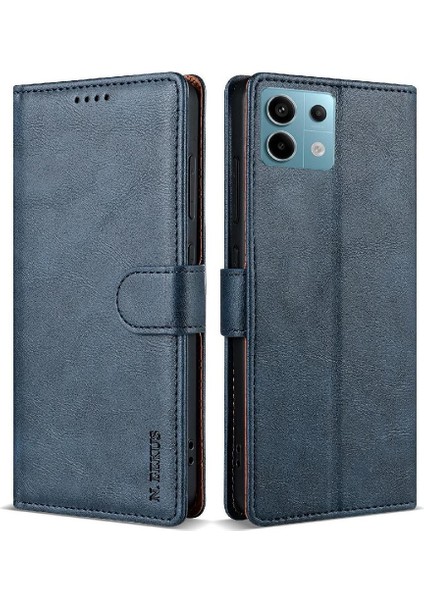 Xiaomi Redmi Not Için Flip Case 13 Pro 4g Anti Kayma Kart Yuvaları Yan Cep (Yurt Dışından)