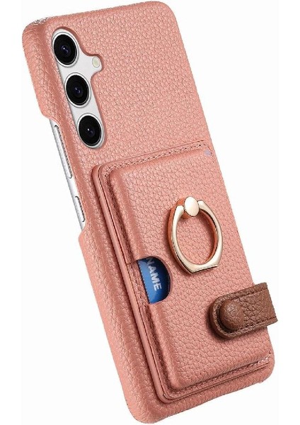 Samsung Galaxy S24 Artı Halka Standı Kart Yuvaları Premium Dokulu (Yurt Dışından) indirimleri