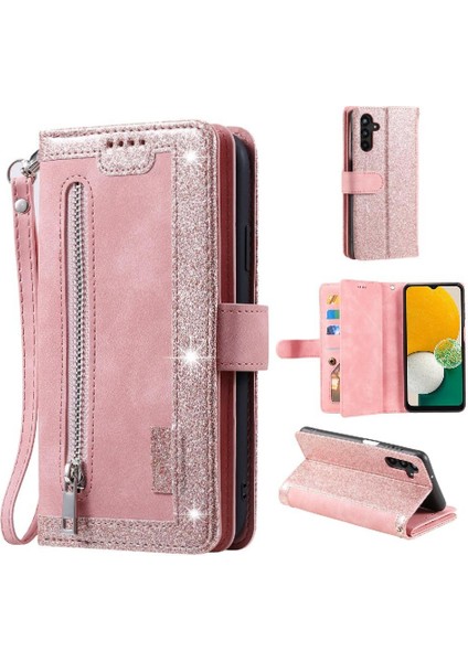 Samsung Galaxy A34 5g 9 Kart Yuvaları Pu Deri Cüzdan Için Flip Case (Yurt Dışından)